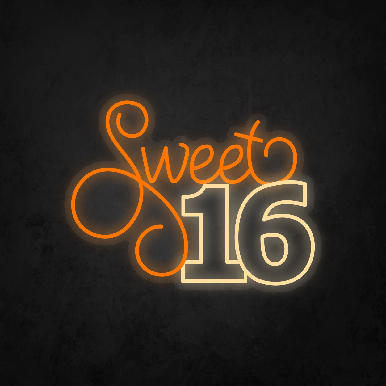 LED Neon Sign - Sweet 16