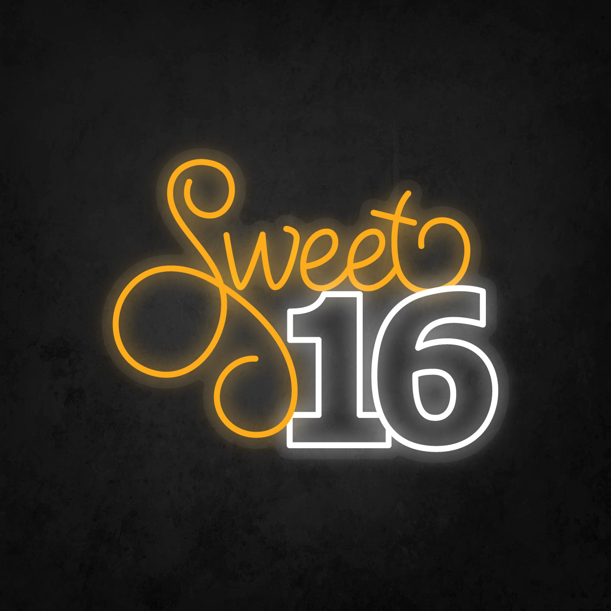 LED Neon Sign - Sweet 16
