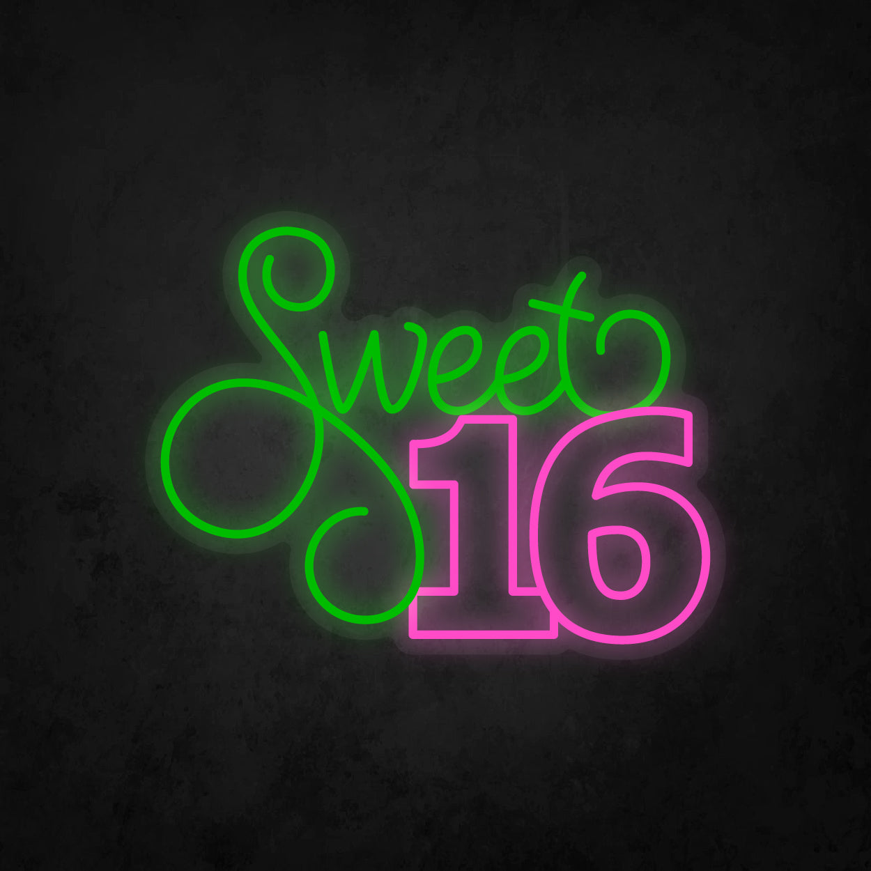 LED Neon Sign - Sweet 16
