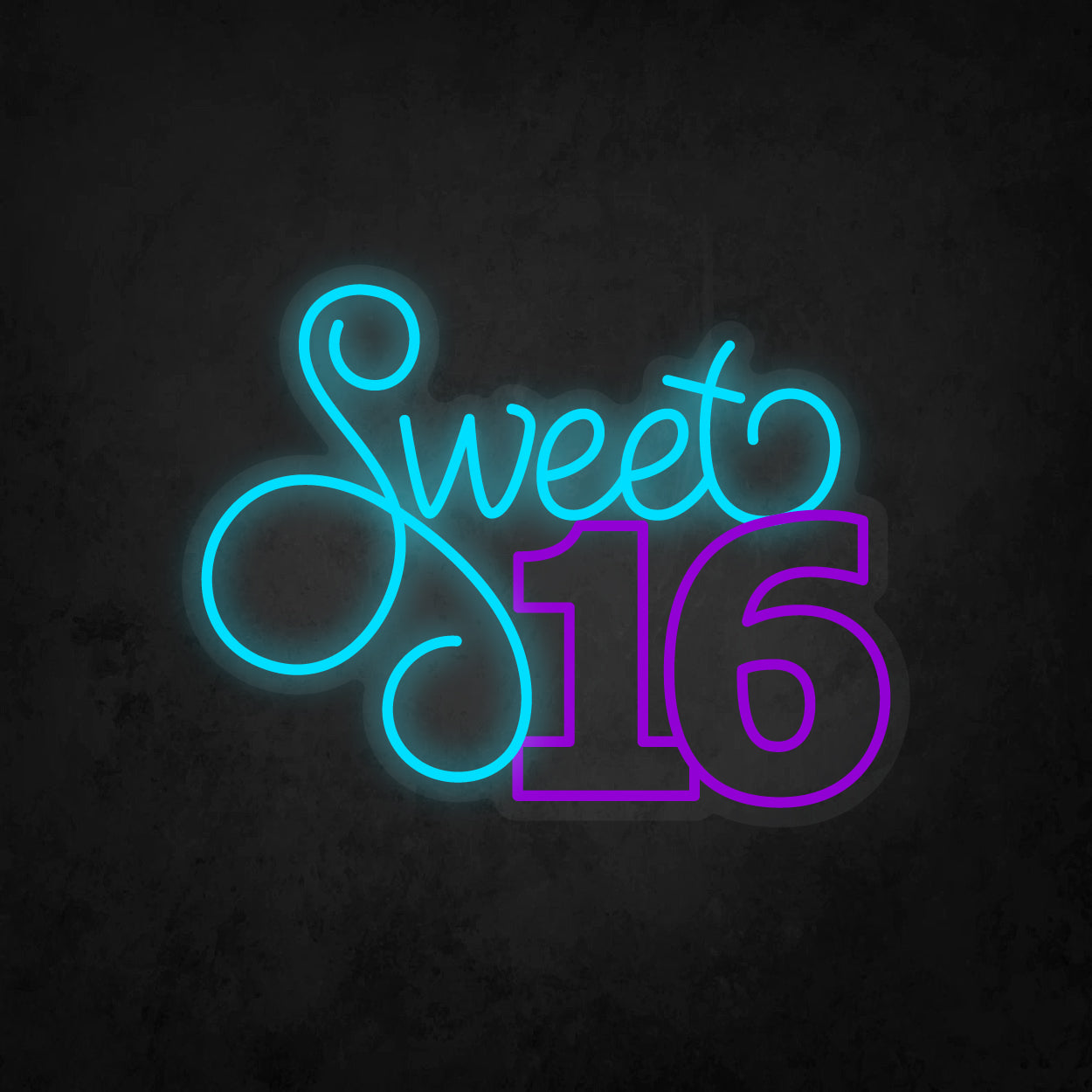 LED Neon Sign - Sweet 16