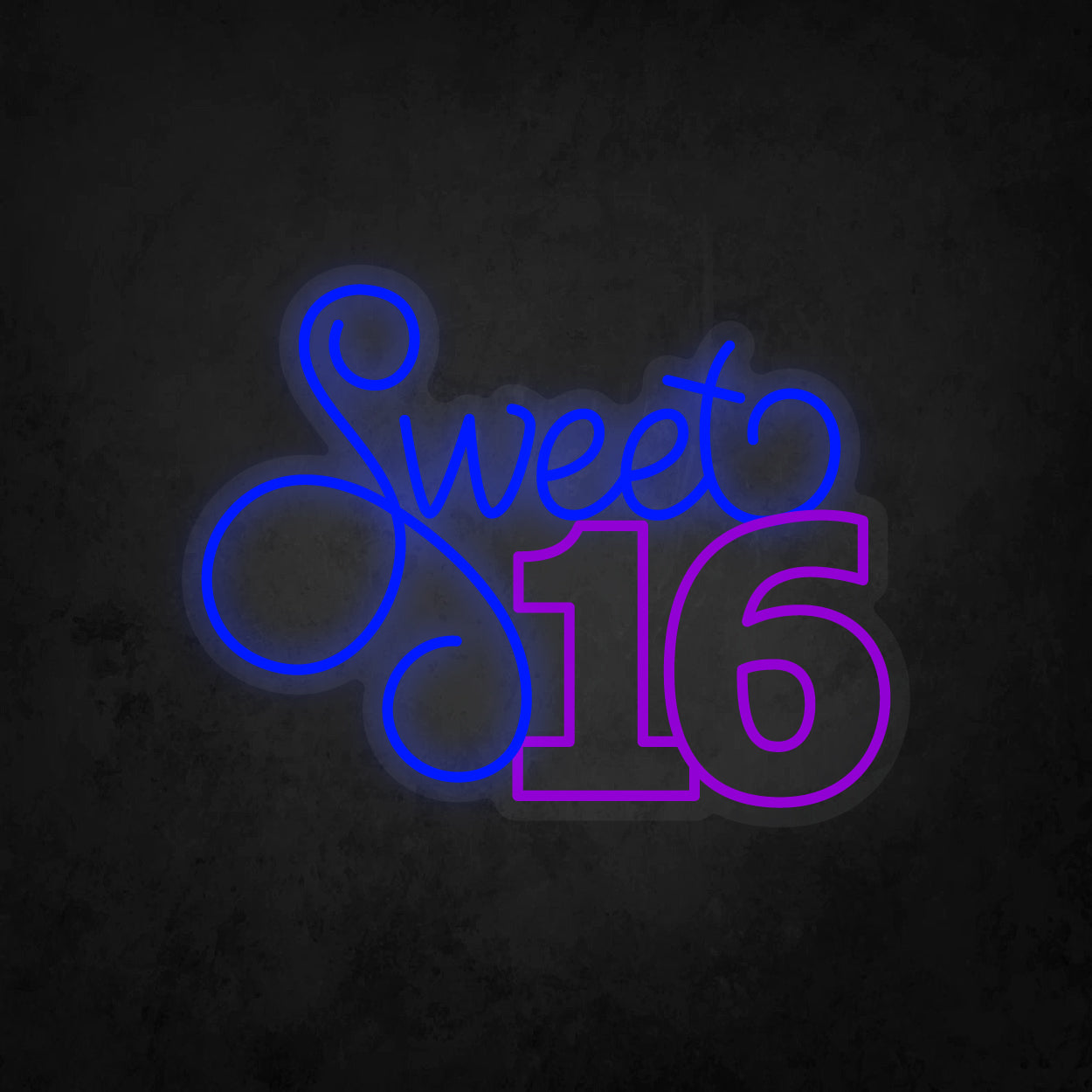 LED Neon Sign - Sweet 16