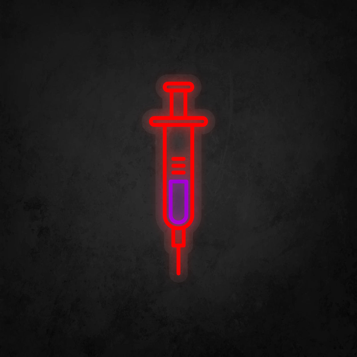LED Neon Sign - Syringe