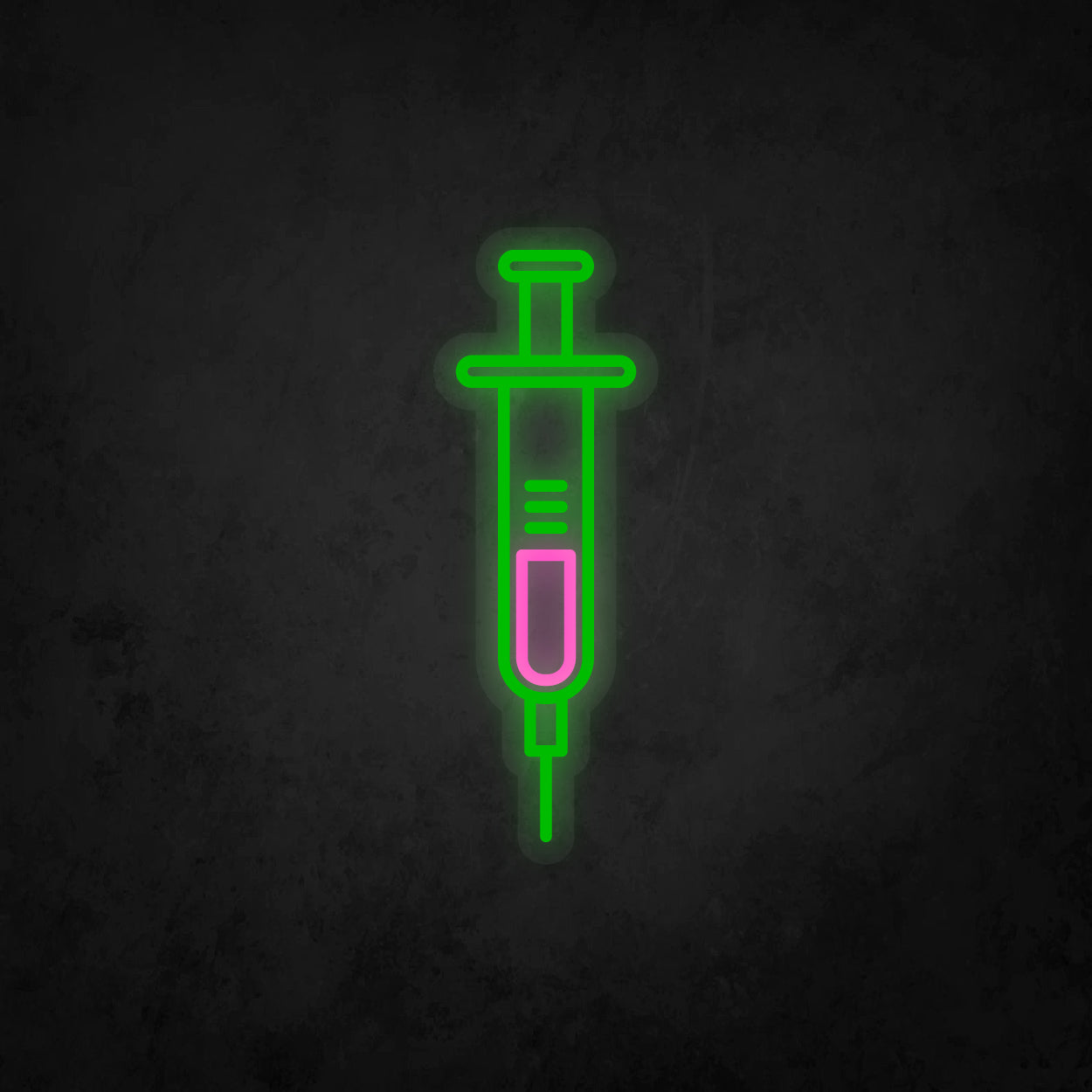 LED Neon Sign - Syringe