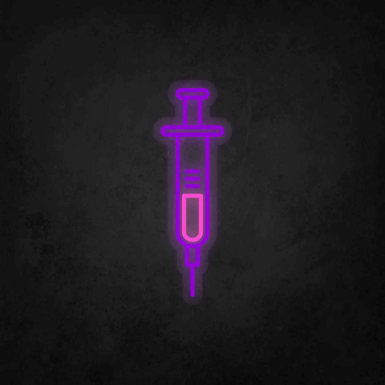 LED Neon Sign - Syringe
