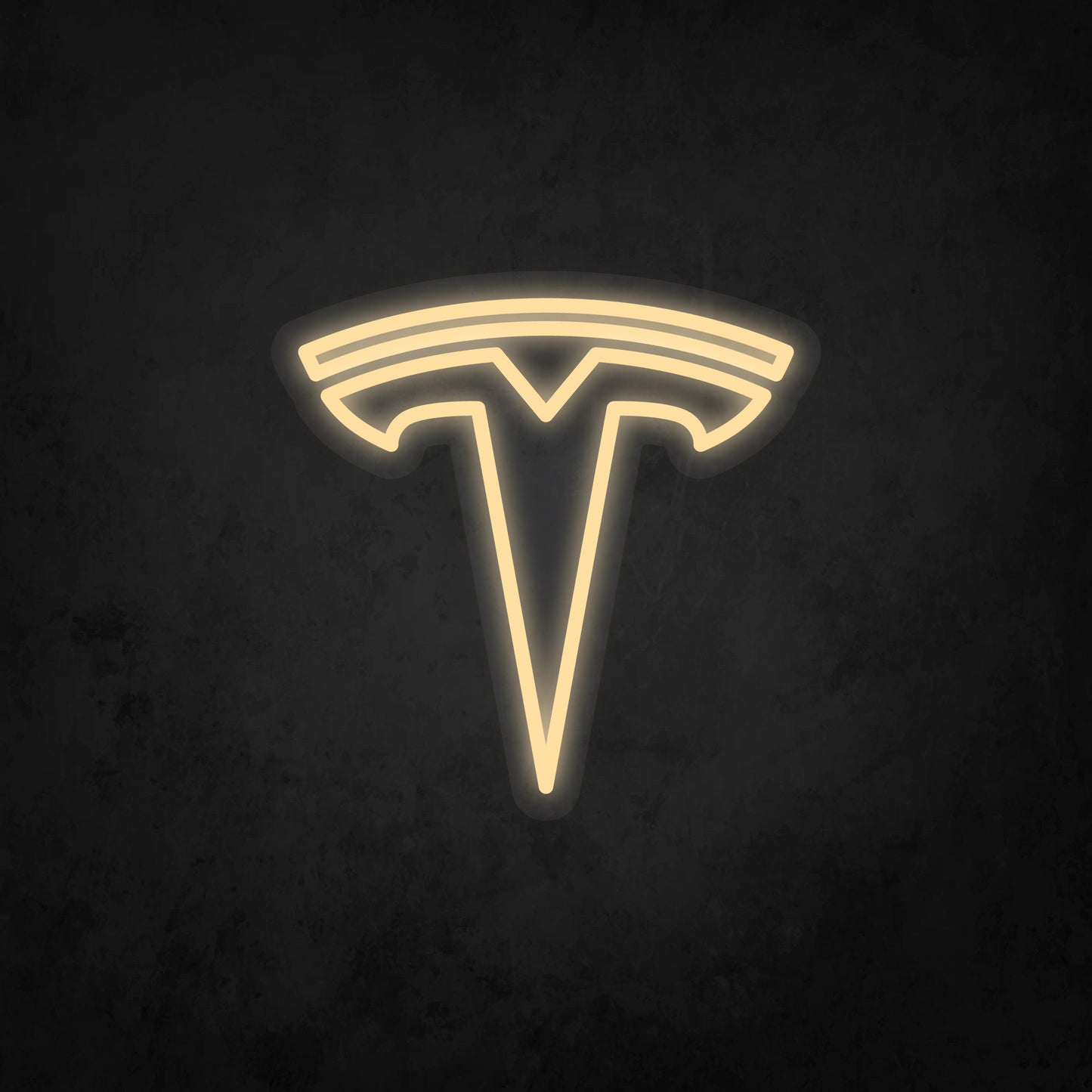 LED Neon Sign - TESLA Logo