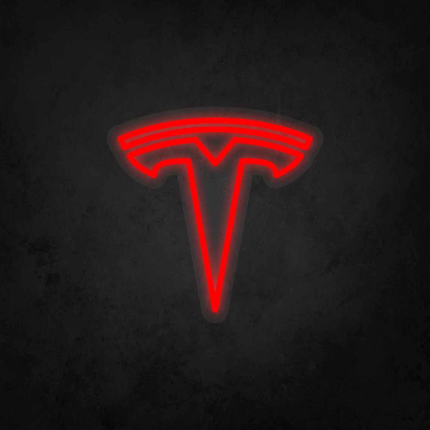 LED Neon Sign - TESLA Logo