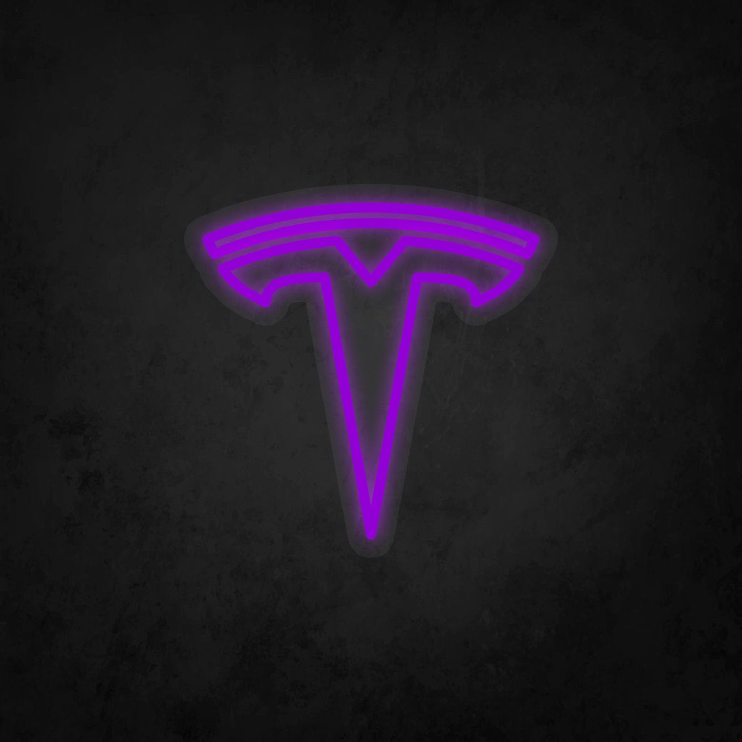 LED Neon Sign - TESLA Logo