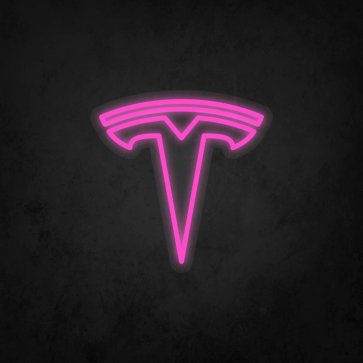 LED Neon Sign - TESLA Logo