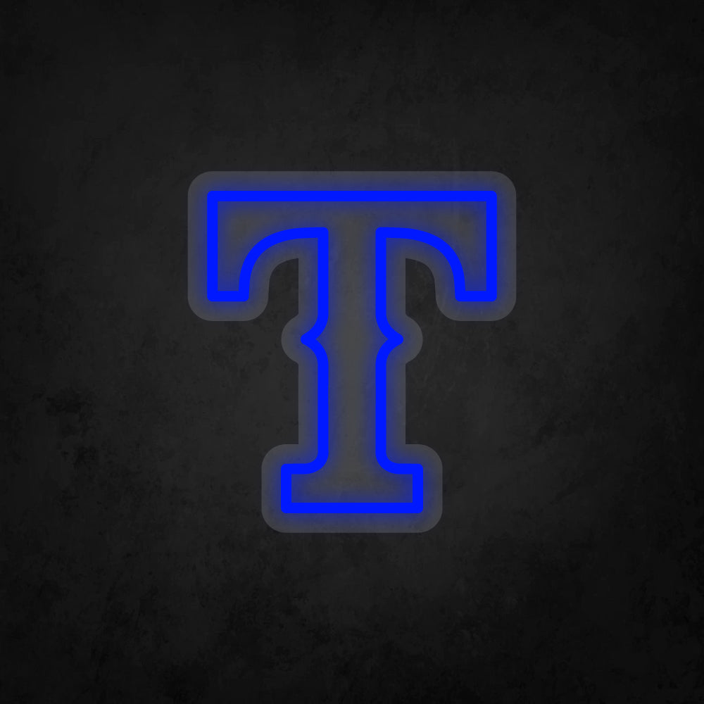 LED Neon Sign - Texas Rangers - Small