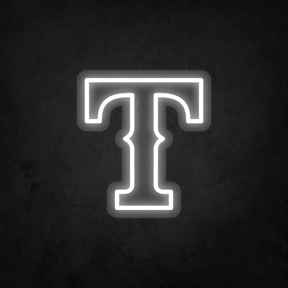 LED Neon Sign - Texas Rangers - Small