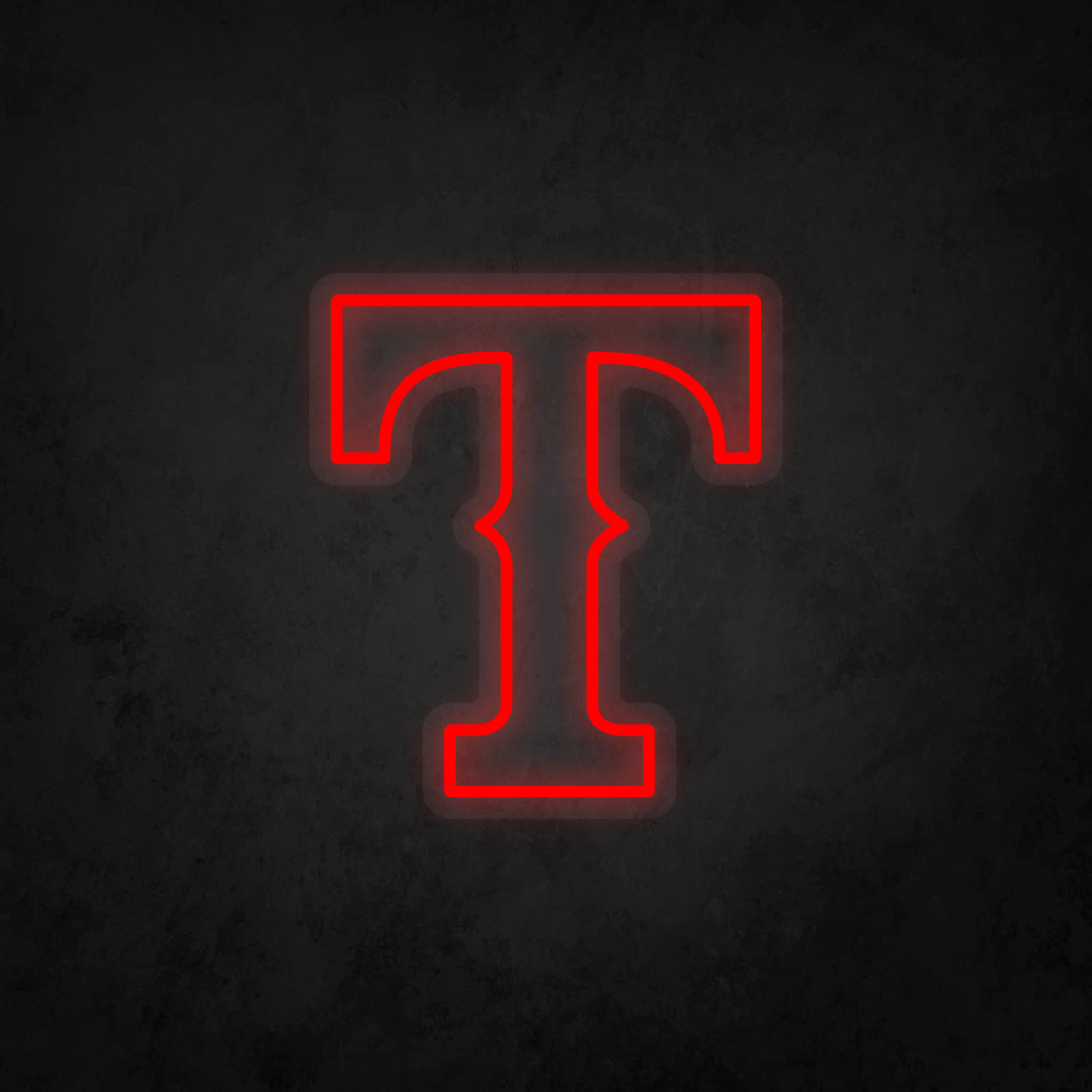 LED Neon Sign - Texas Rangers - Medium