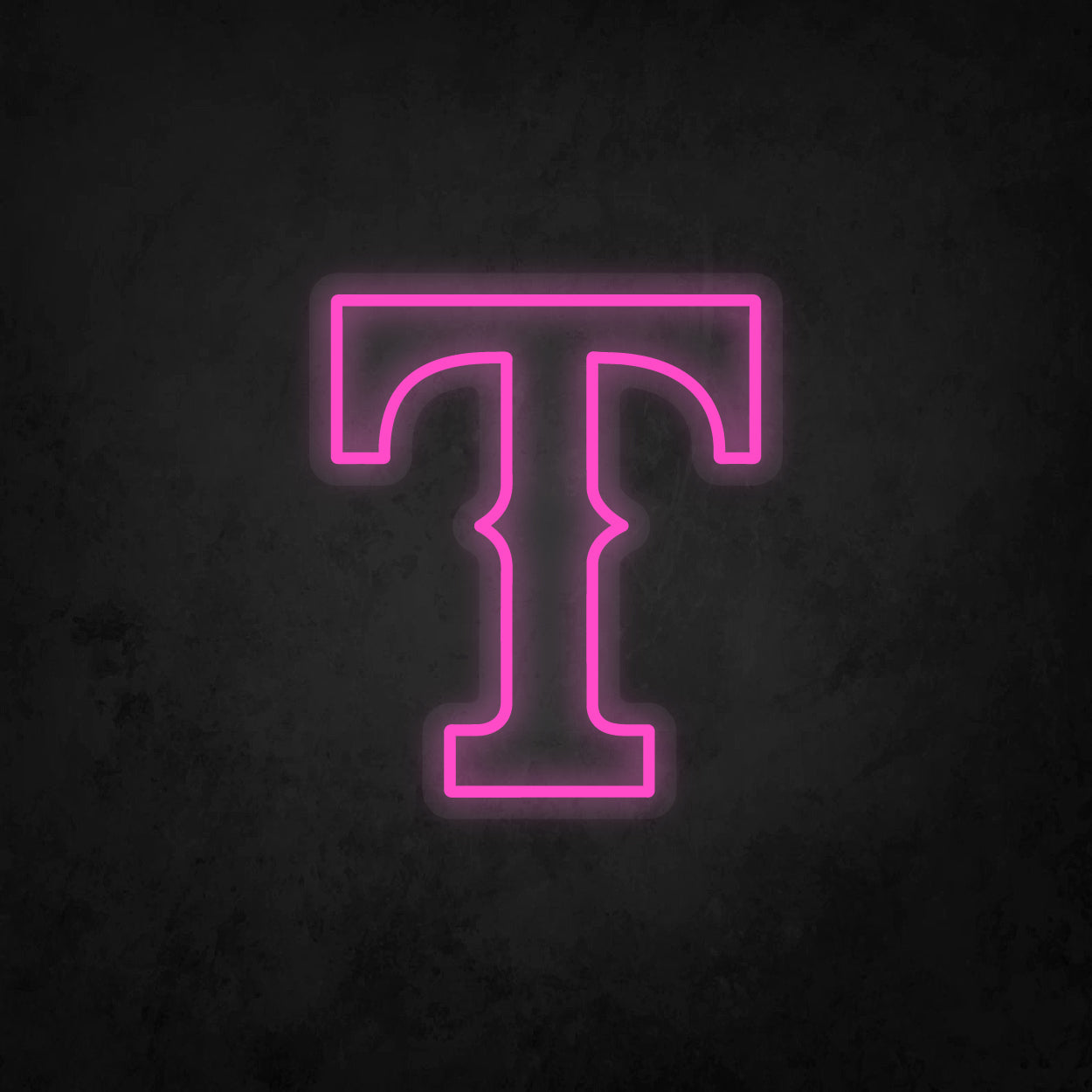 LED Neon Sign - Texas Rangers - Medium