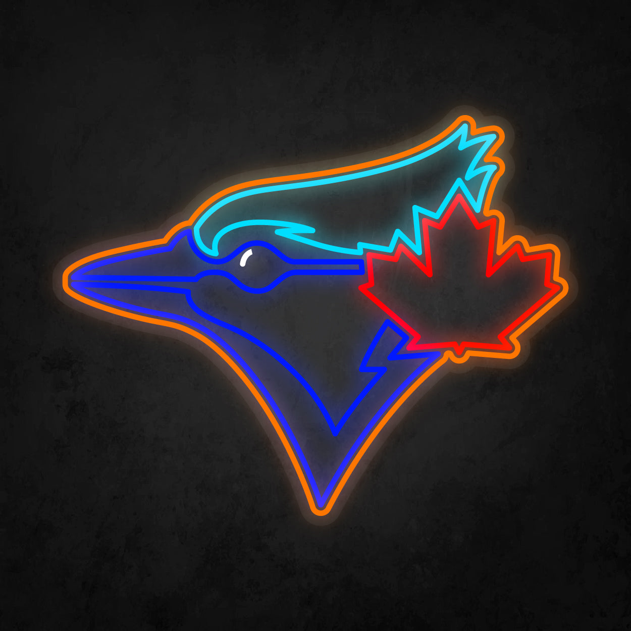 LED Neon Sign - Toronto Blue Jays Large