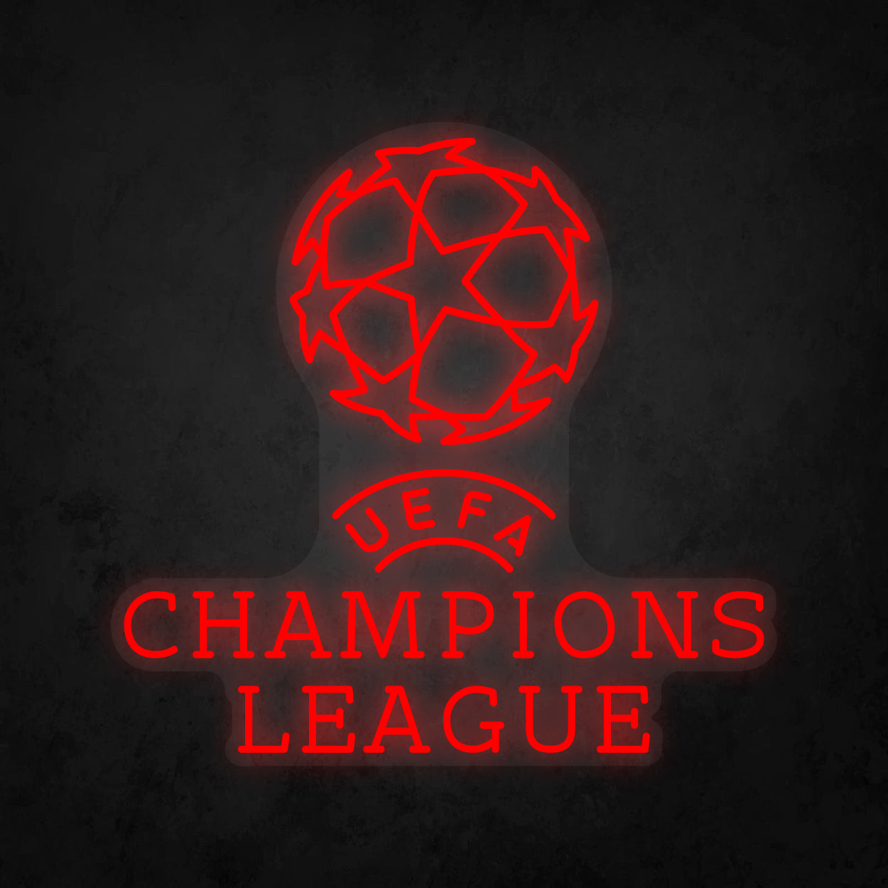 LED Neon Sign - UEFA champions League