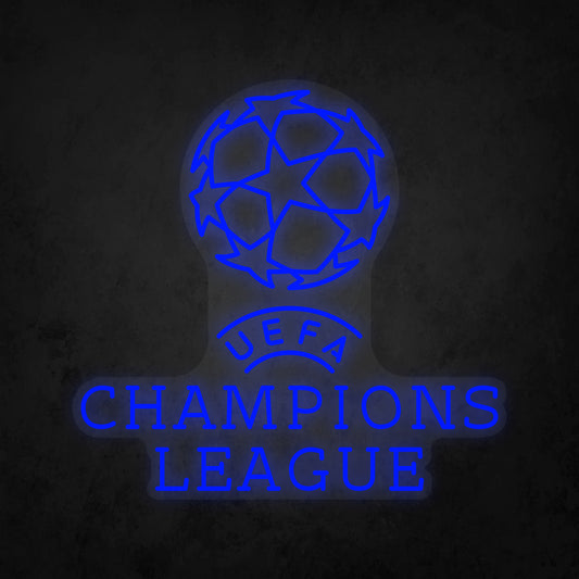 LED Neon Sign - UEFA champions League