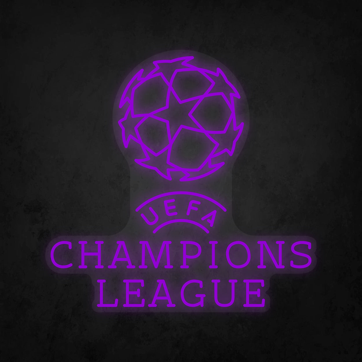LED Neon Sign - UEFA champions League