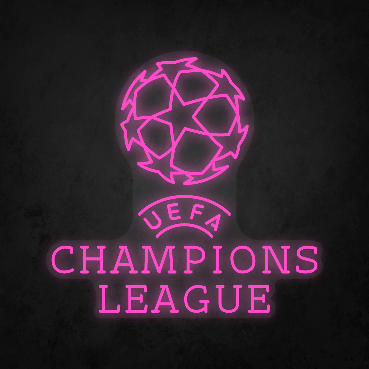 LED Neon Sign - UEFA champions League