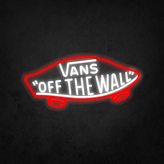 LED Neon Sign - VANS "OFF THE WALL"