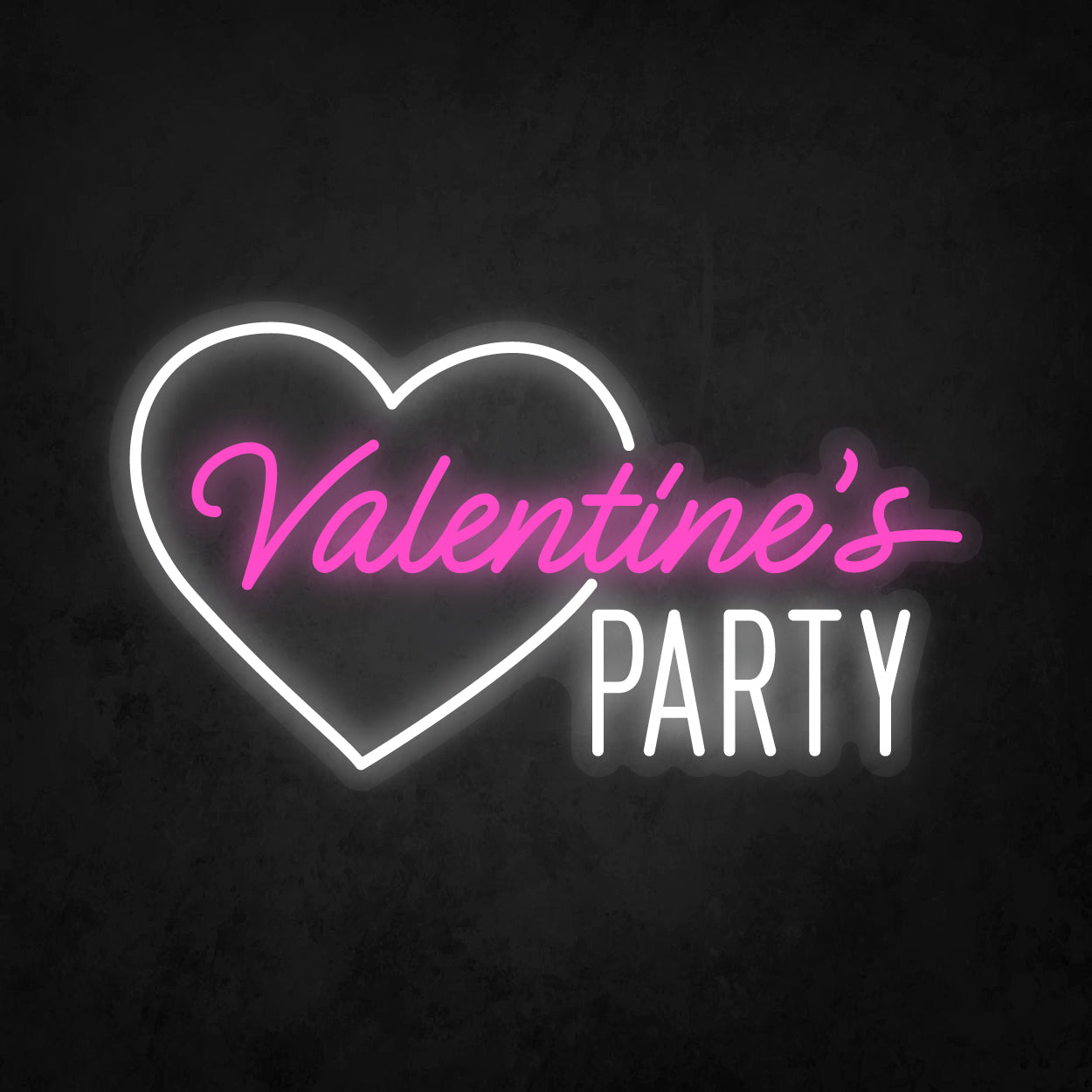 LED Neon Sign - Valentine's Party