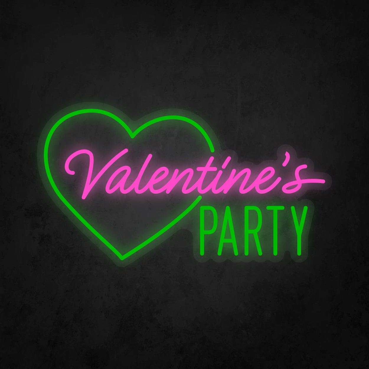LED Neon Sign - Valentine's Party