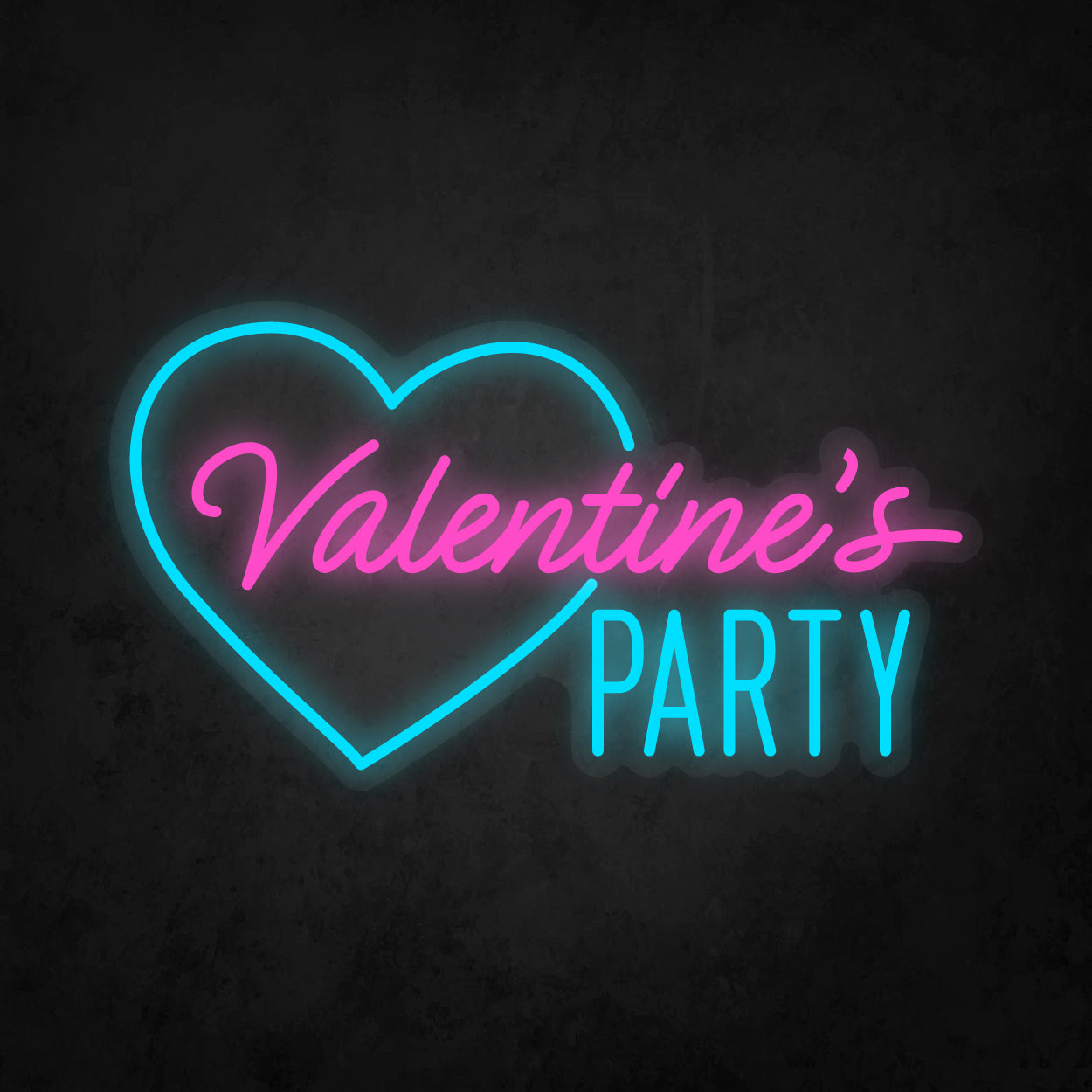 LED Neon Sign - Valentine's Party