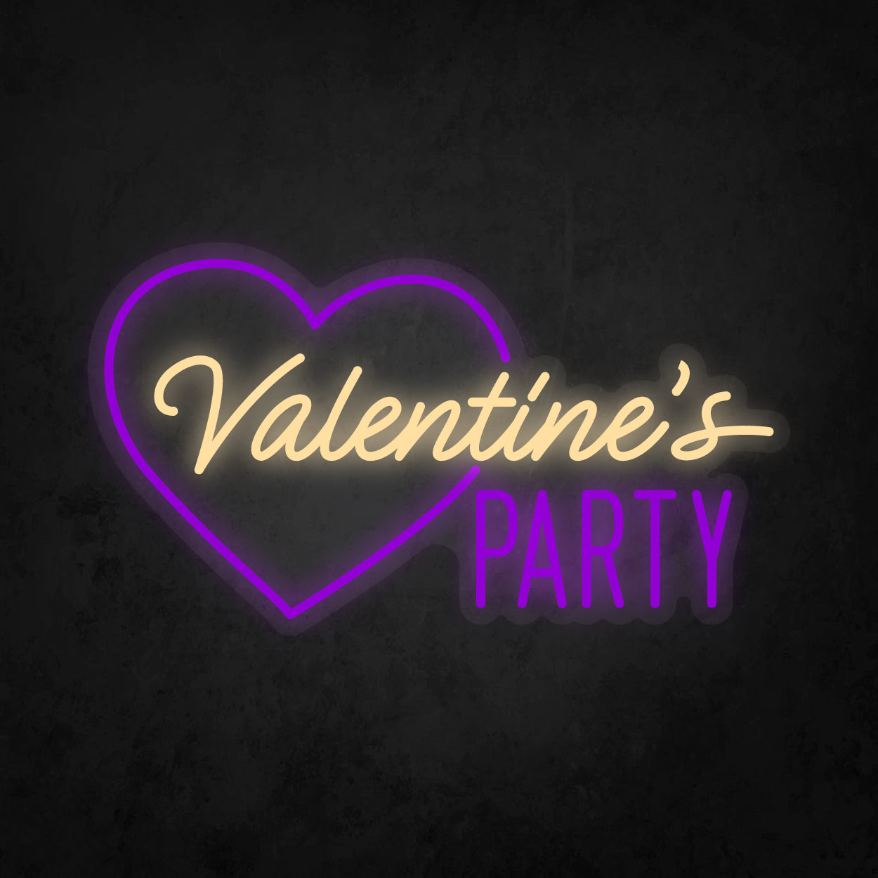 LED Neon Sign - Valentine's Party