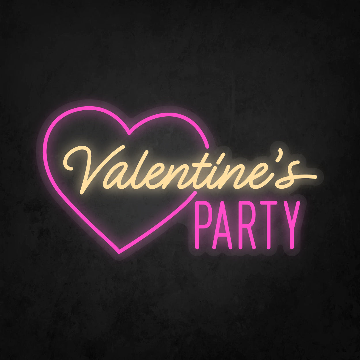 LED Neon Sign - Valentine's Party