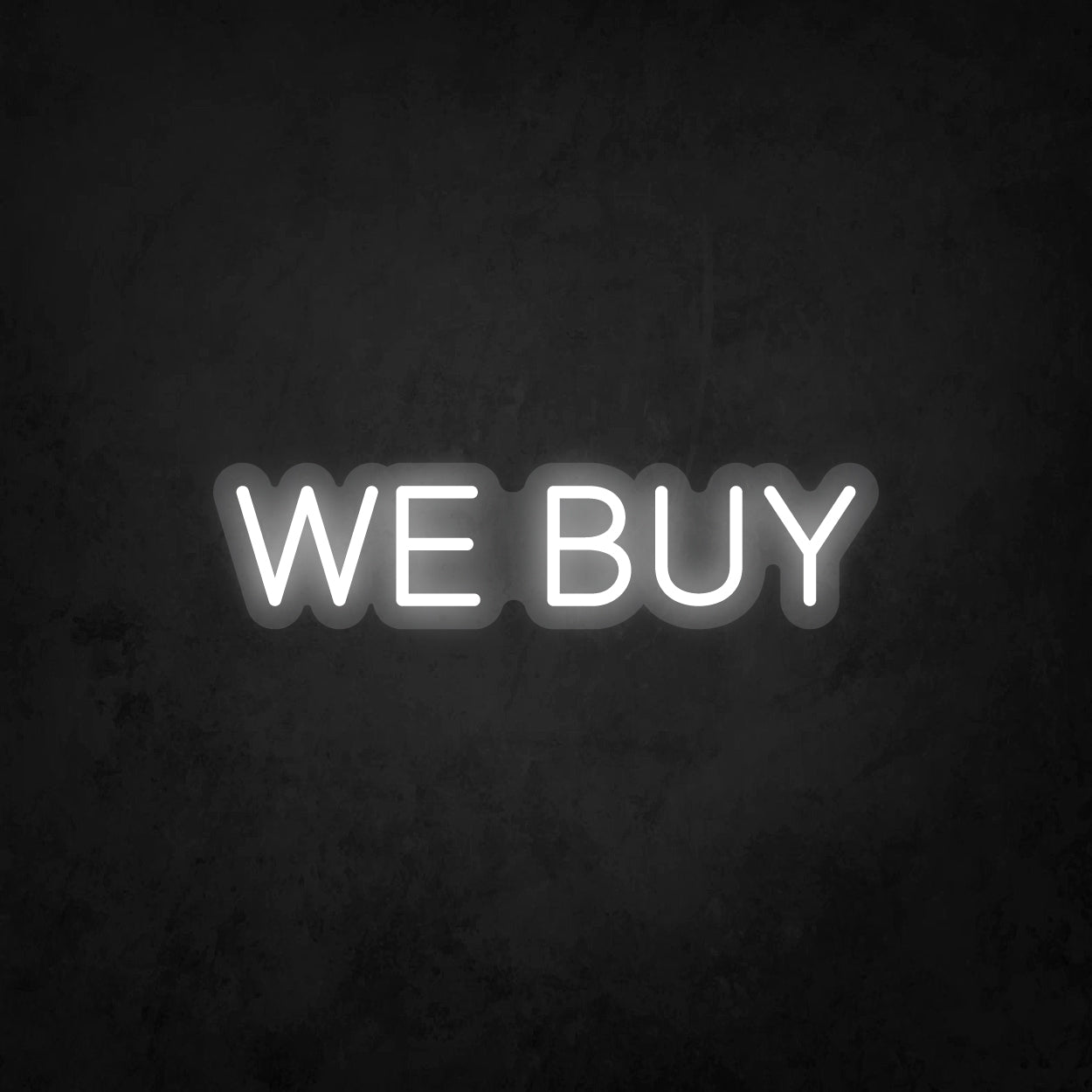 LED Neon Sign - WE BUY - 1 Line