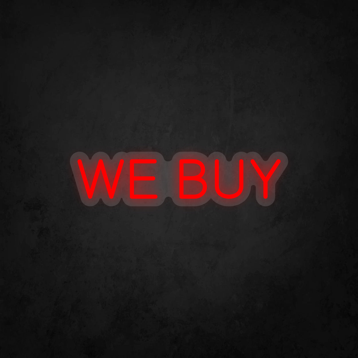 LED Neon Sign - WE BUY - 1 Line