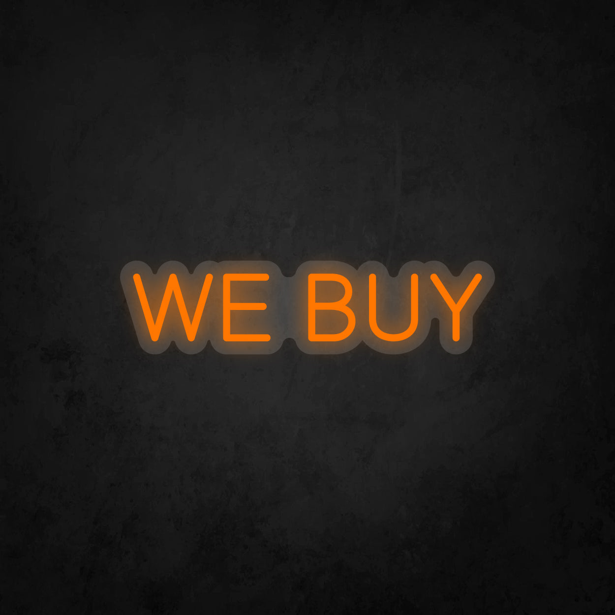 LED Neon Sign - WE BUY - 1 Line