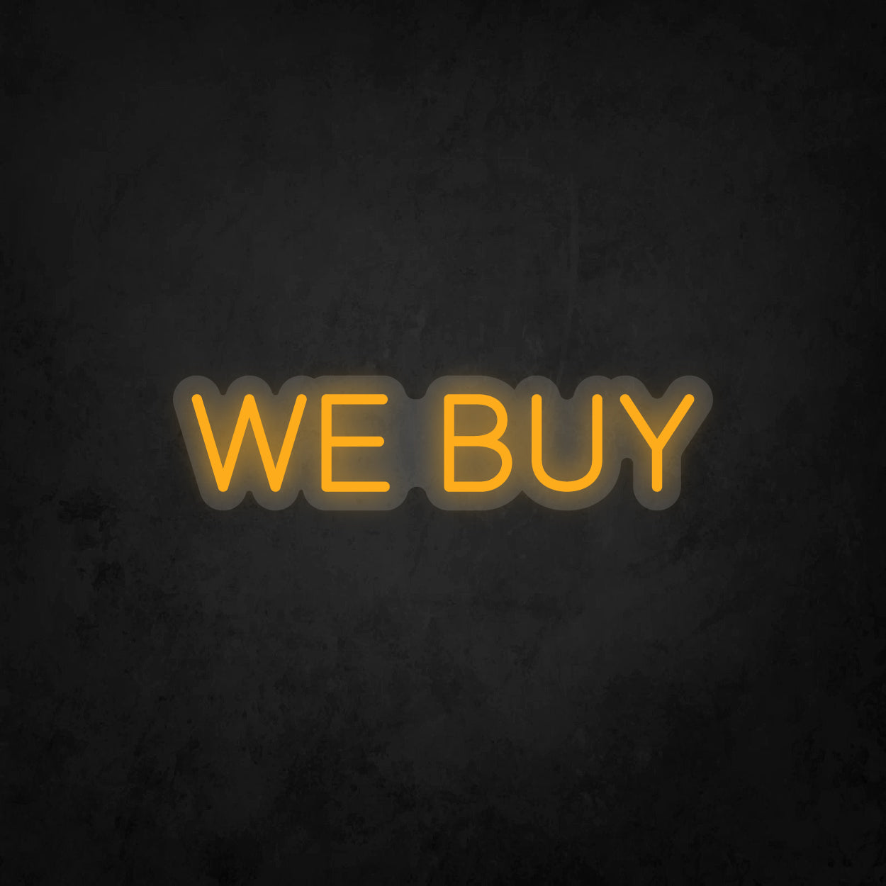 LED Neon Sign - WE BUY - 1 Line