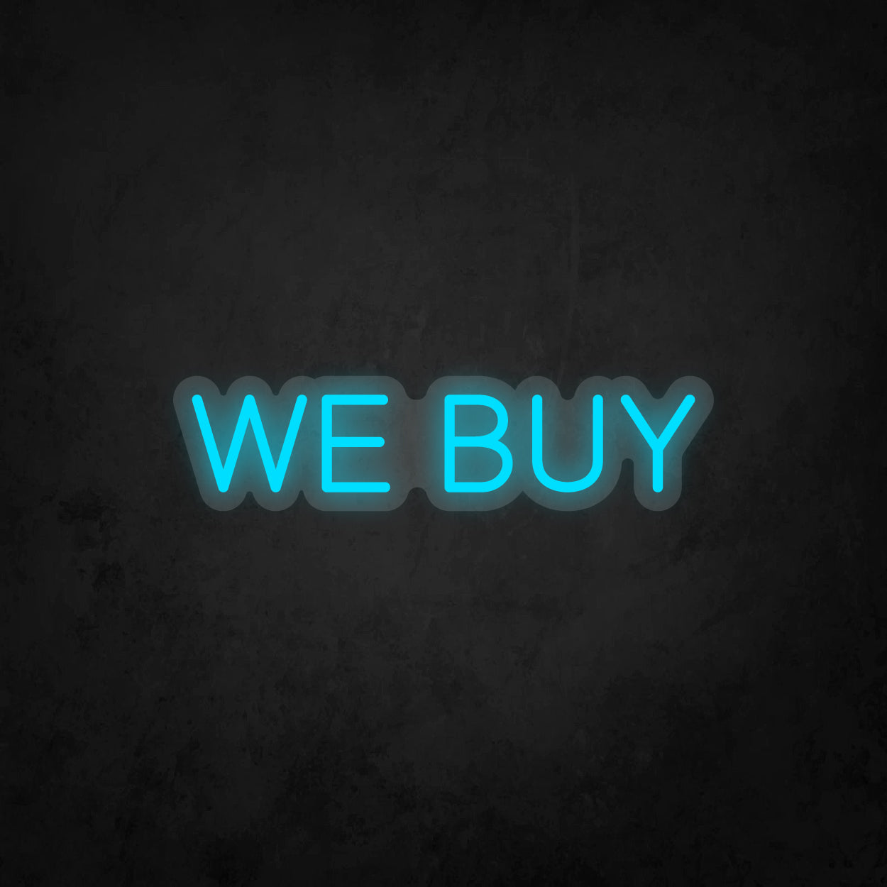 LED Neon Sign - WE BUY - 1 Line