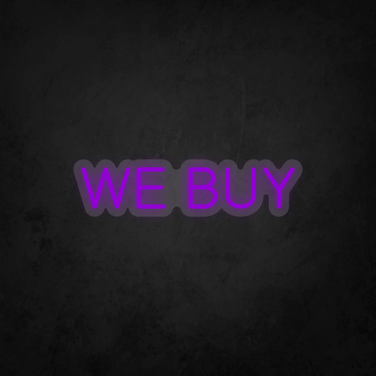 LED Neon Sign - WE BUY - 1 Line