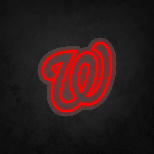 LED Neon Sign - Washington Nationals - Small