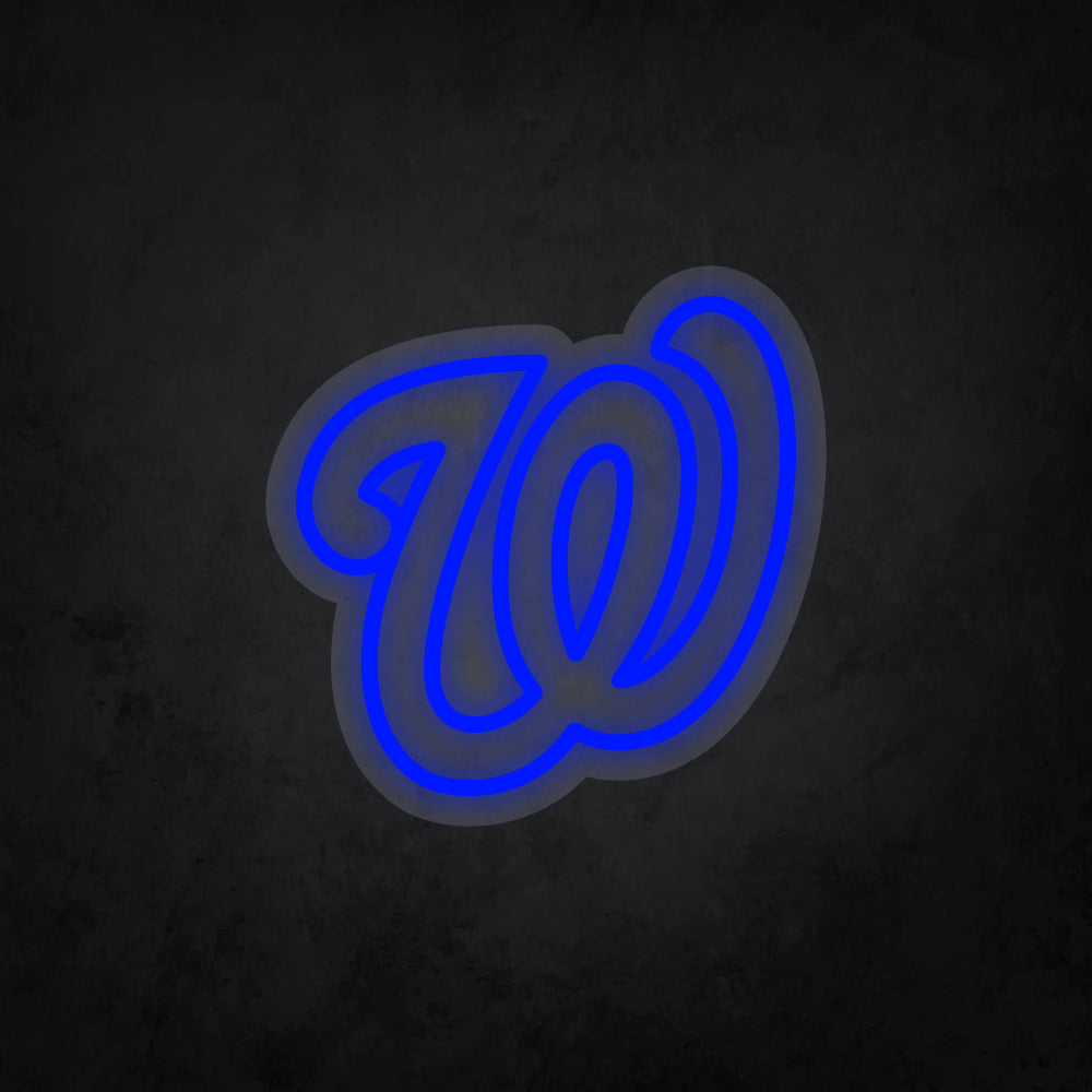 LED Neon Sign - Washington Nationals - Small