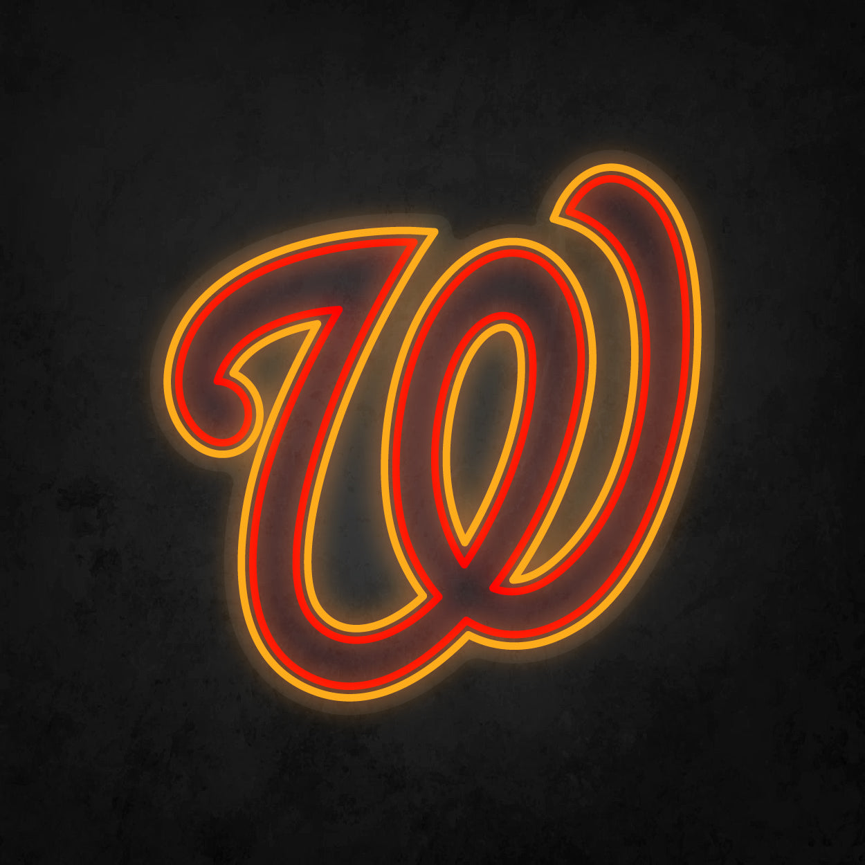 LED Neon Sign - Washington Nationals Large