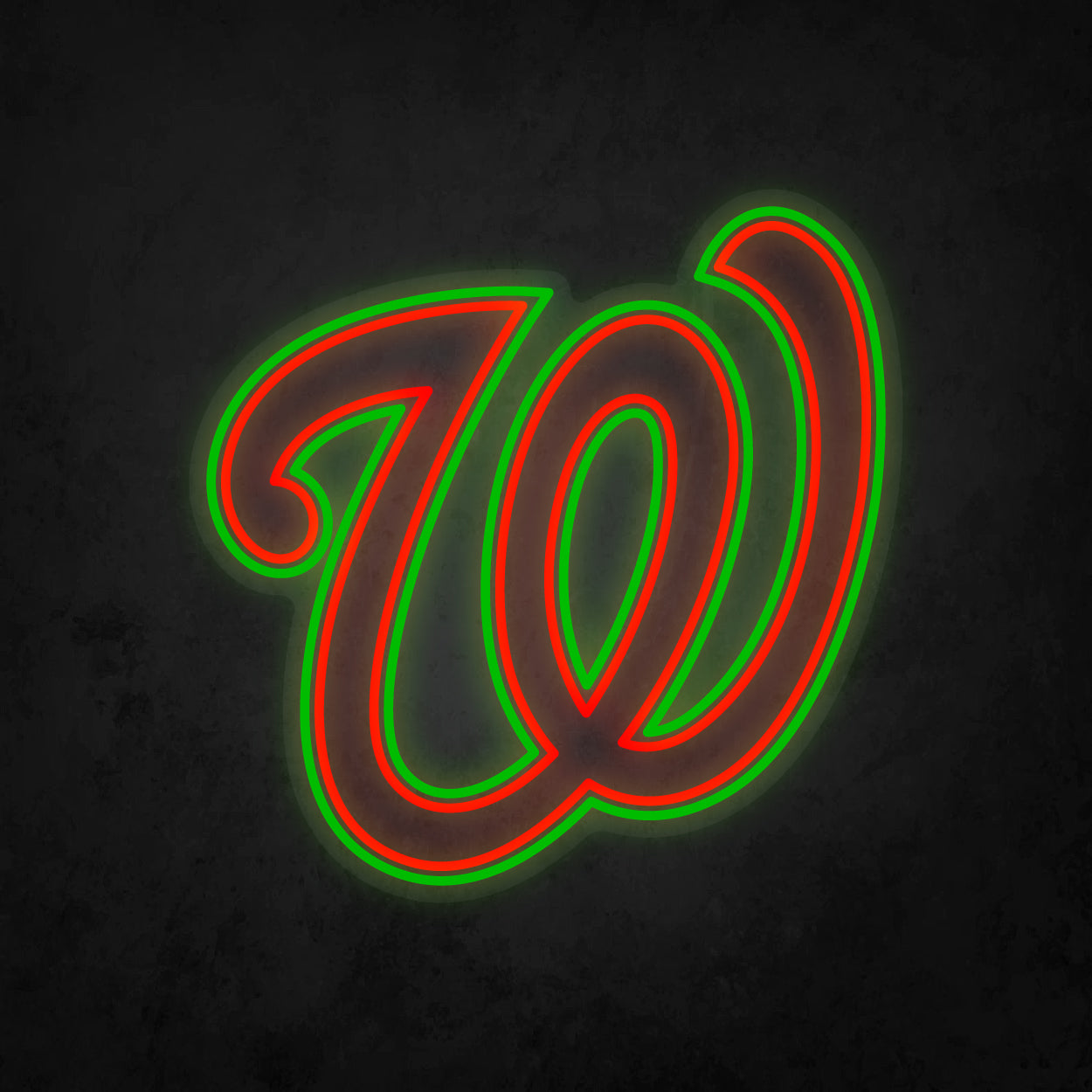 LED Neon Sign - Washington Nationals Large