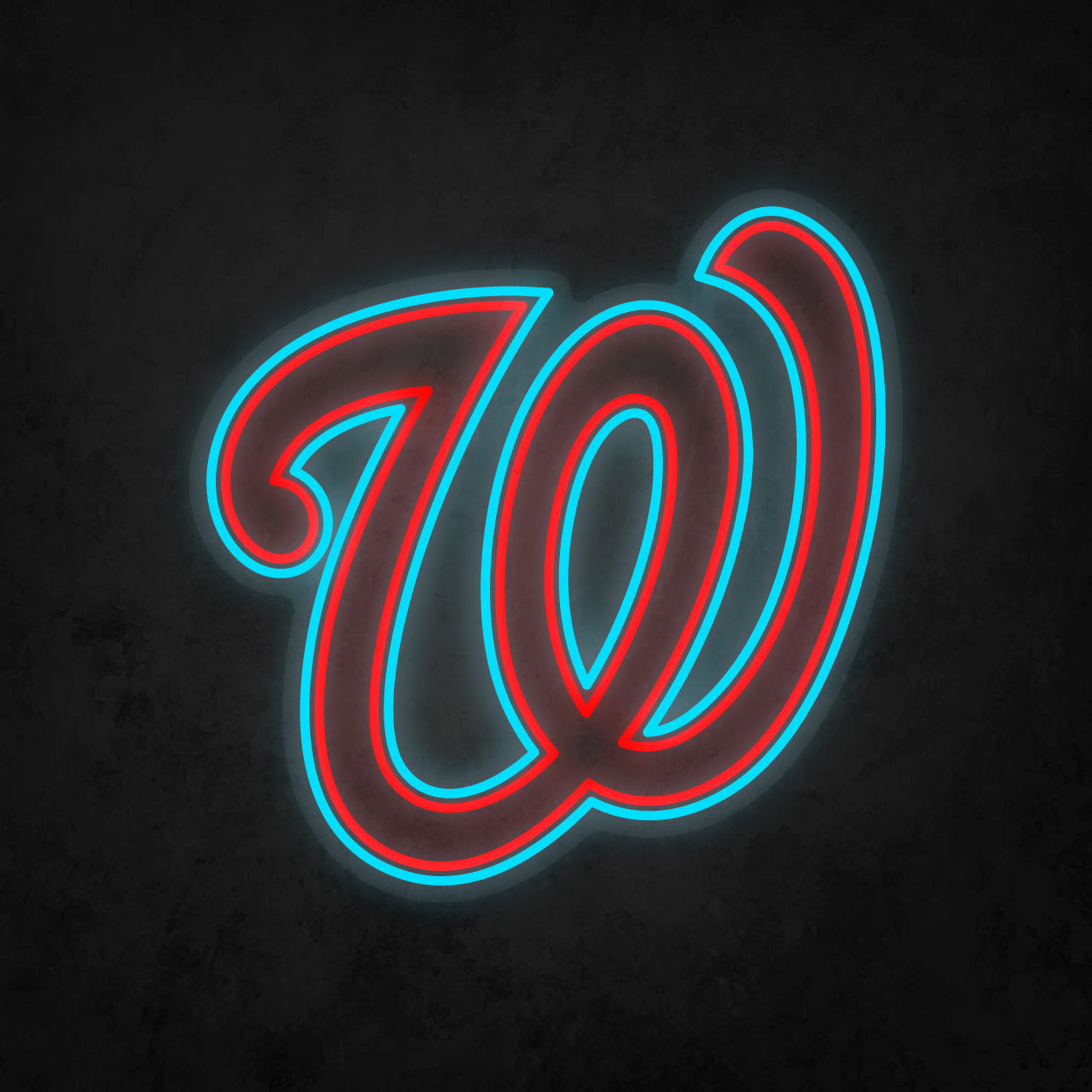 LED Neon Sign - Washington Nationals Large