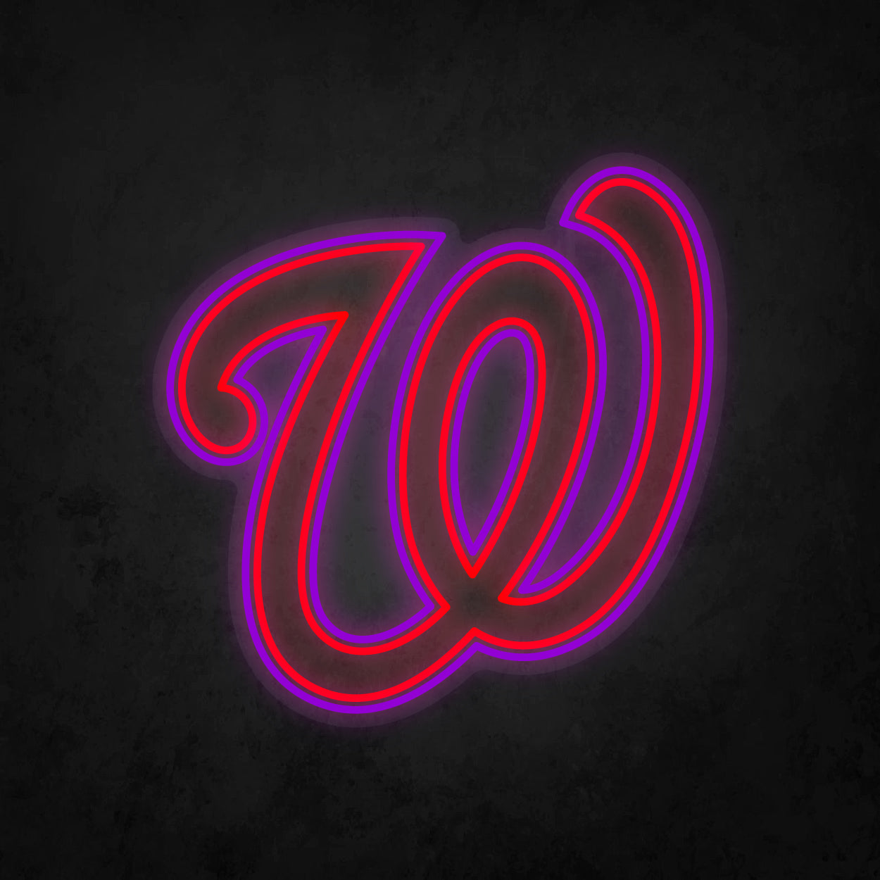 LED Neon Sign - Washington Nationals Large