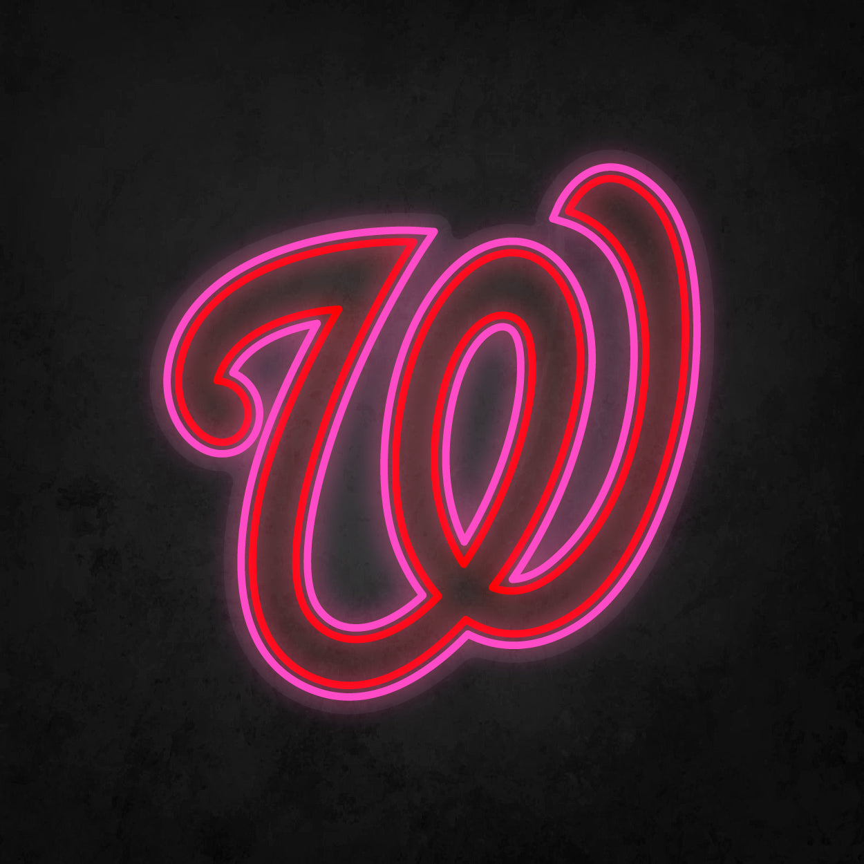 LED Neon Sign - Washington Nationals Large