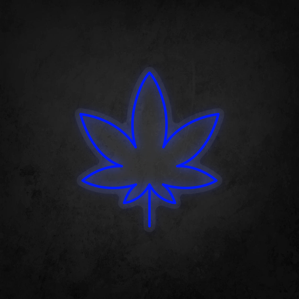 LED Neon Sign - Cannabis Leaf Small