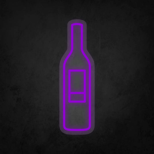 LED Neon Sign - Wine Bottle