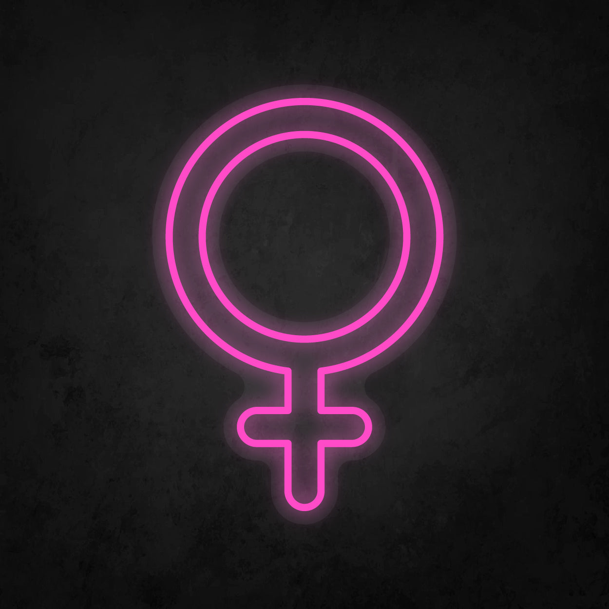 LED Neon Sign - Venus Symbol Large