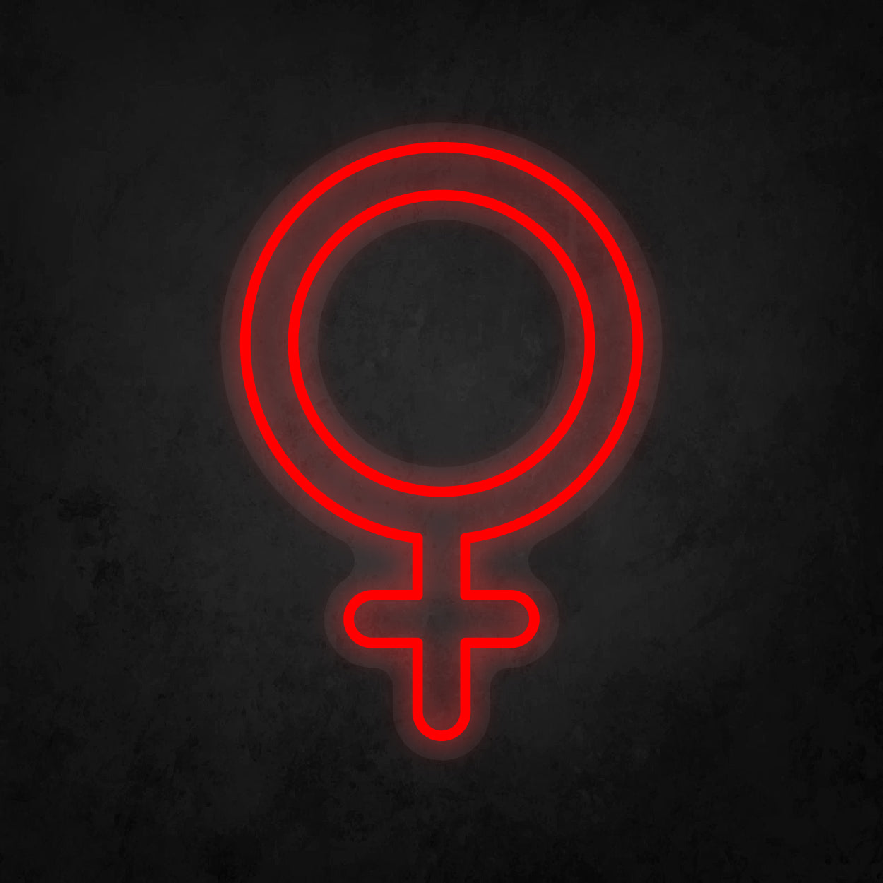 LED Neon Sign - Venus Symbol Large