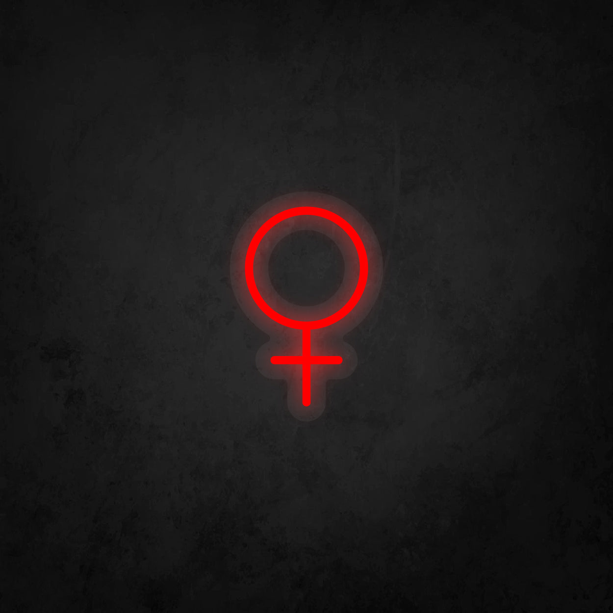 LED Neon Sign - Venus Symbol Small