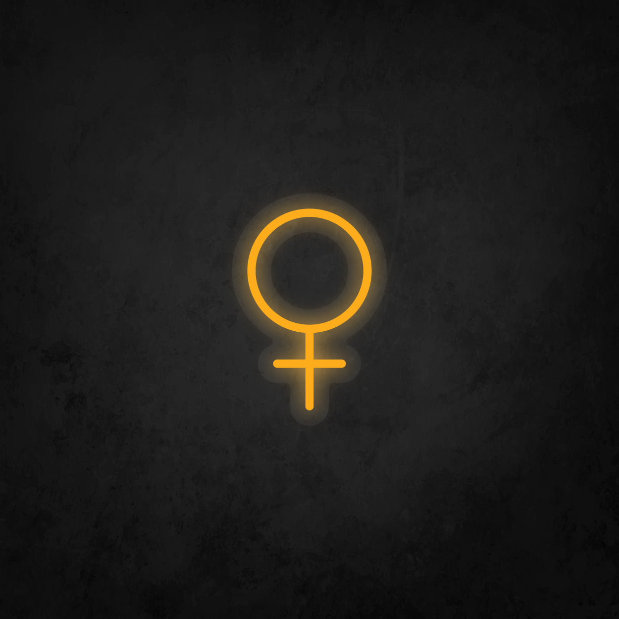 LED Neon Sign - Venus Symbol Small