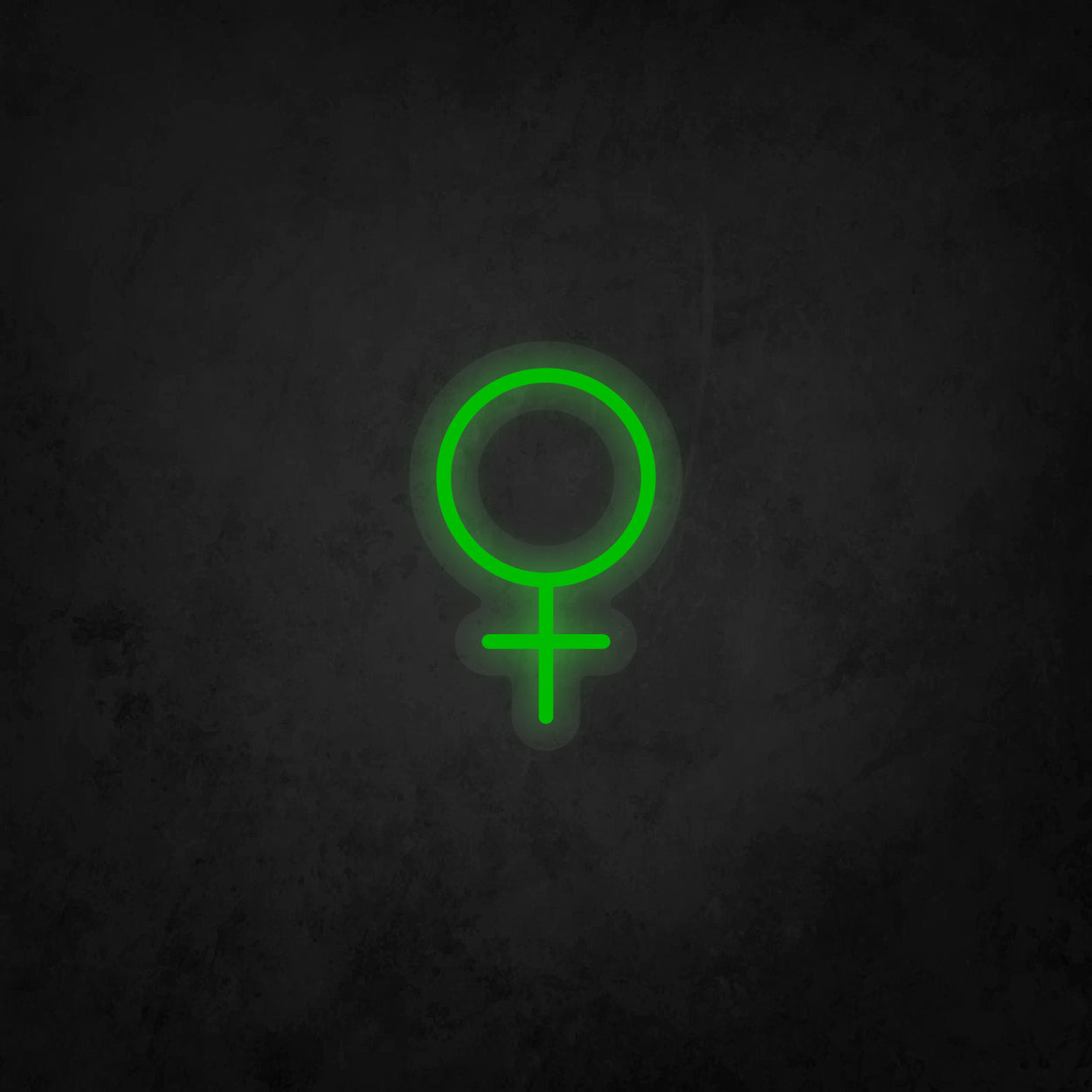 LED Neon Sign - Venus Symbol Small