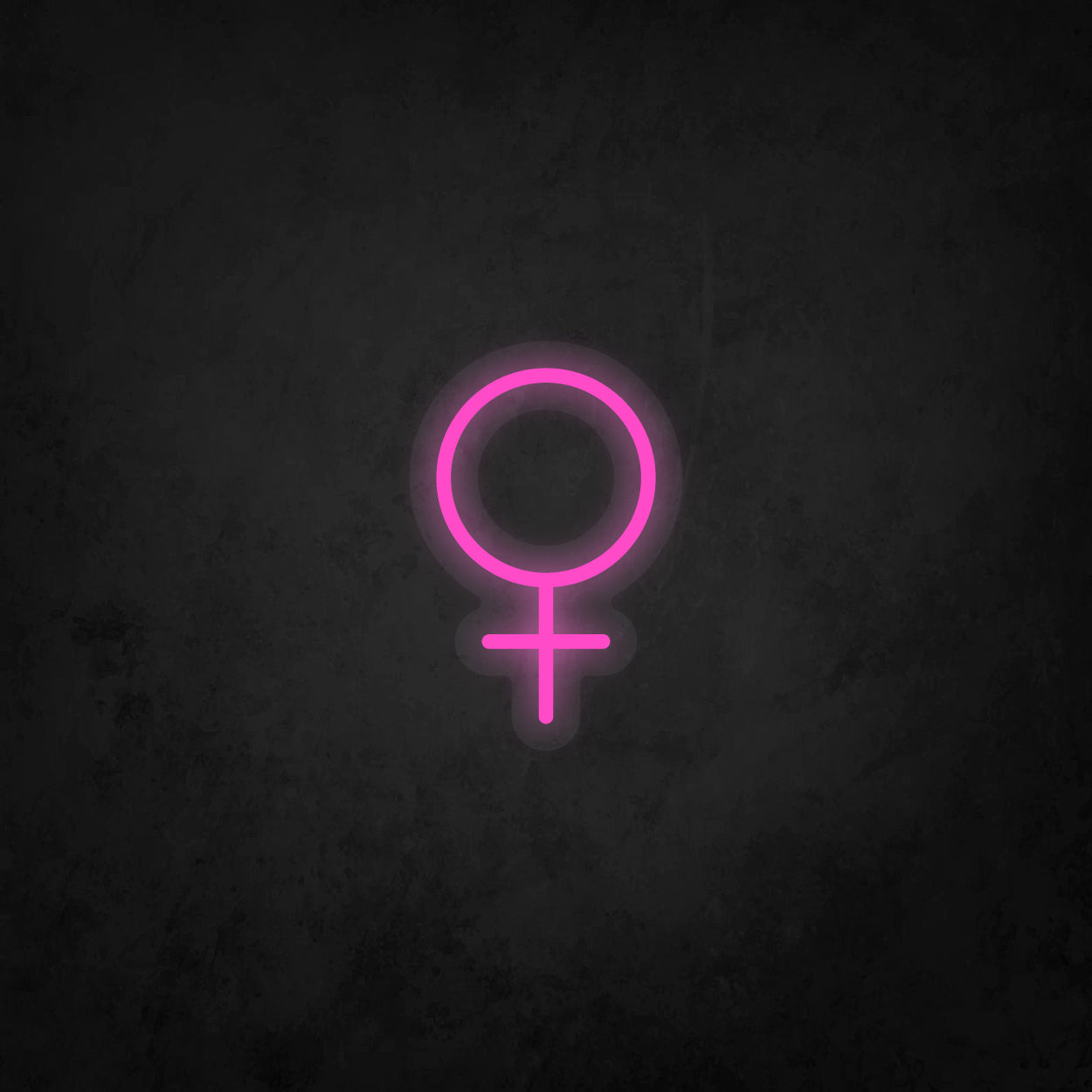 LED Neon Sign - Venus Symbol Small