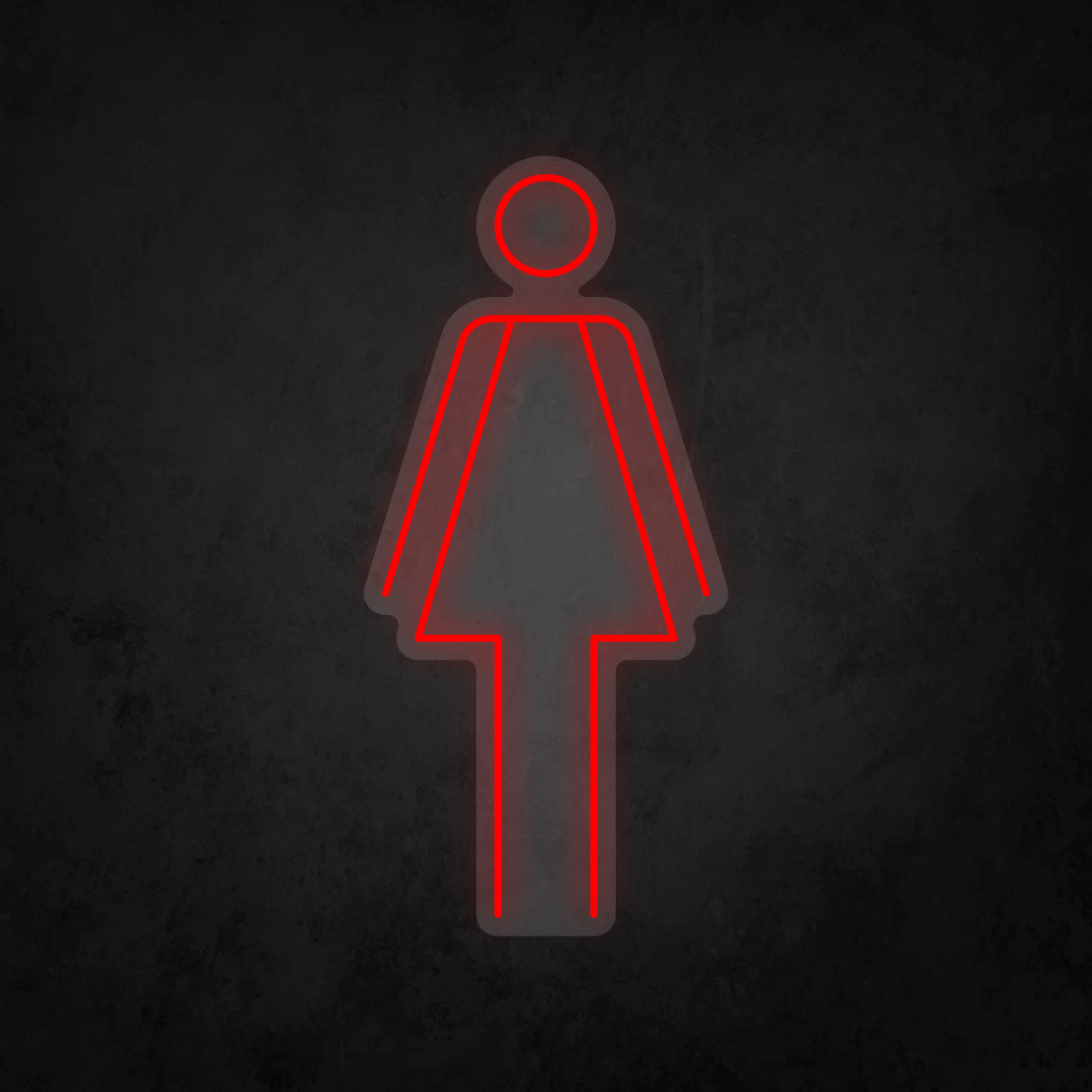 LED Neon Sign - Women's Restroom - Large