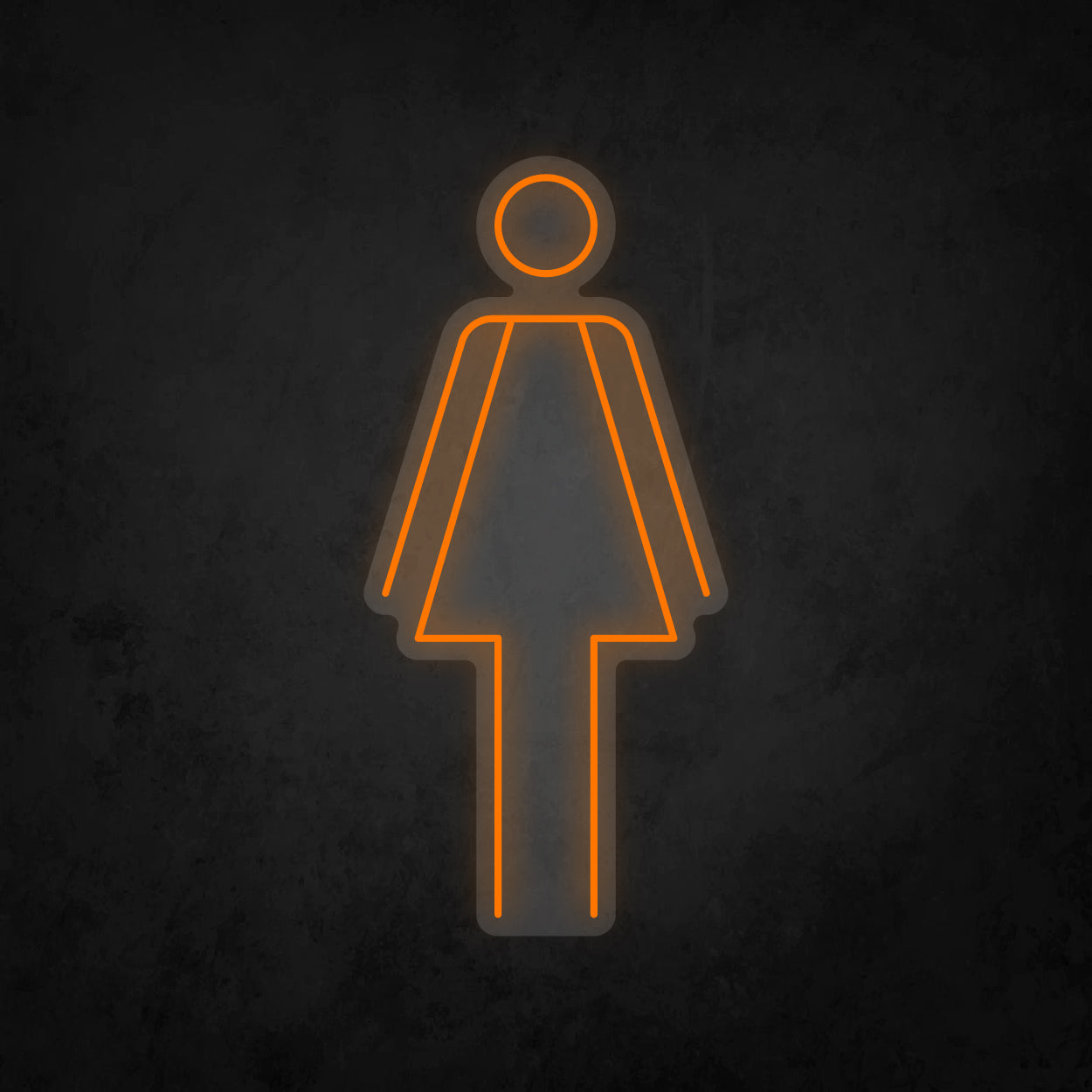 LED Neon Sign - Women's Restroom - Large